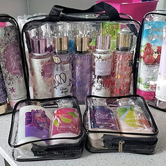 Clear Makeup Bag Waterproof Travel Toiletry Bag With Handle and Zipper