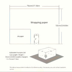Christmas Birthday Gift Wrapping Paper Arts Crafts Decorations