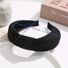 Colourful Bowknot Headband Wide Hair Hoop for Women Girls