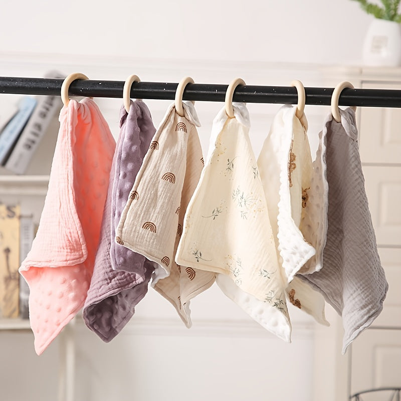 Baby Comfortable Soothing Towel Hanging Bib Touchable Scarf