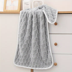 Soft Coral Fleece Hand Towel Absorbent for Home Bathroom