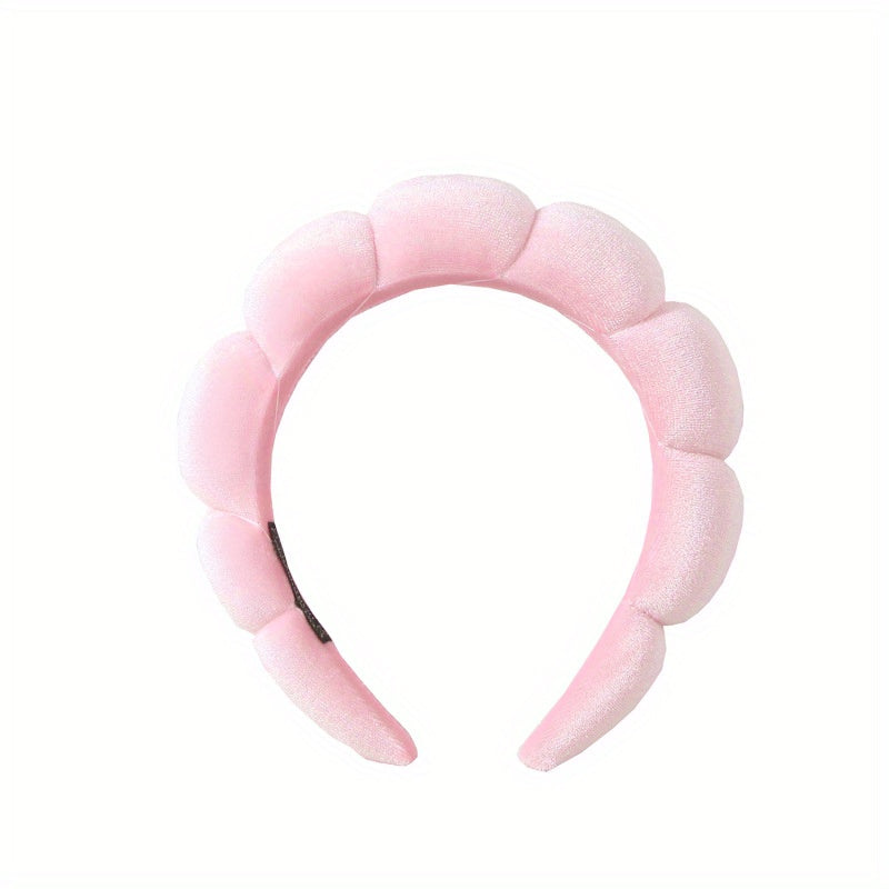 Velvet Sponge Hair Hoop Headband For Daily Use