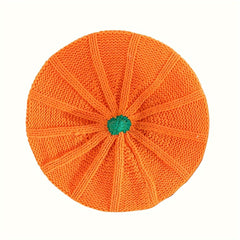 Halloween Pumpkin Beret Knitted Hat Warm Autumn Winter Parent-child Knitted Hat