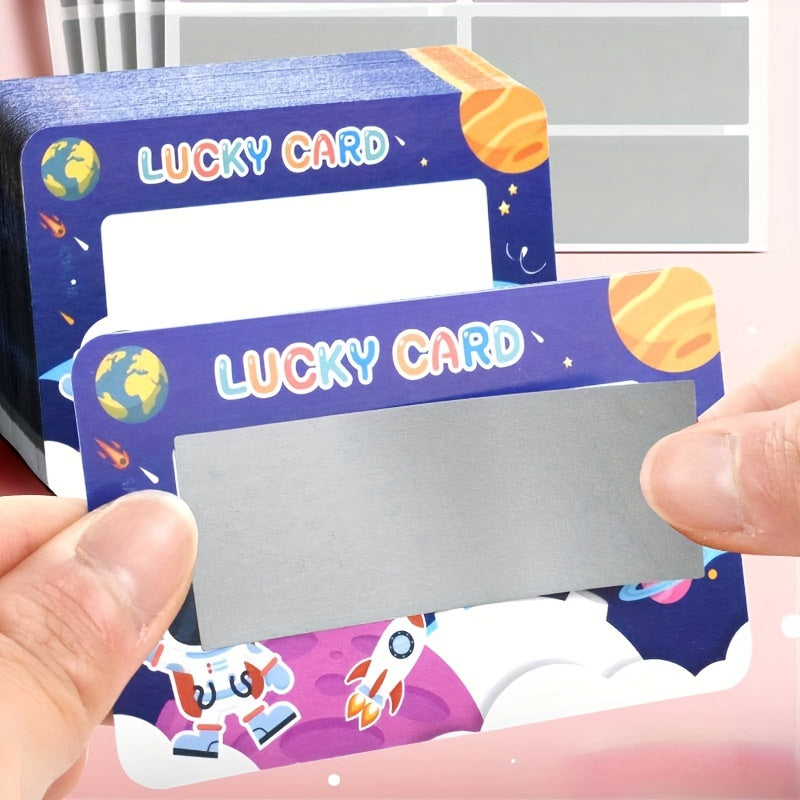 50pcs Christmas Scratch Off Card Stickers for Raffle Prizes & Games
