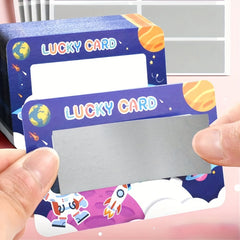 50pcs Christmas Scratch Off Card Stickers for Raffle Prizes & Games