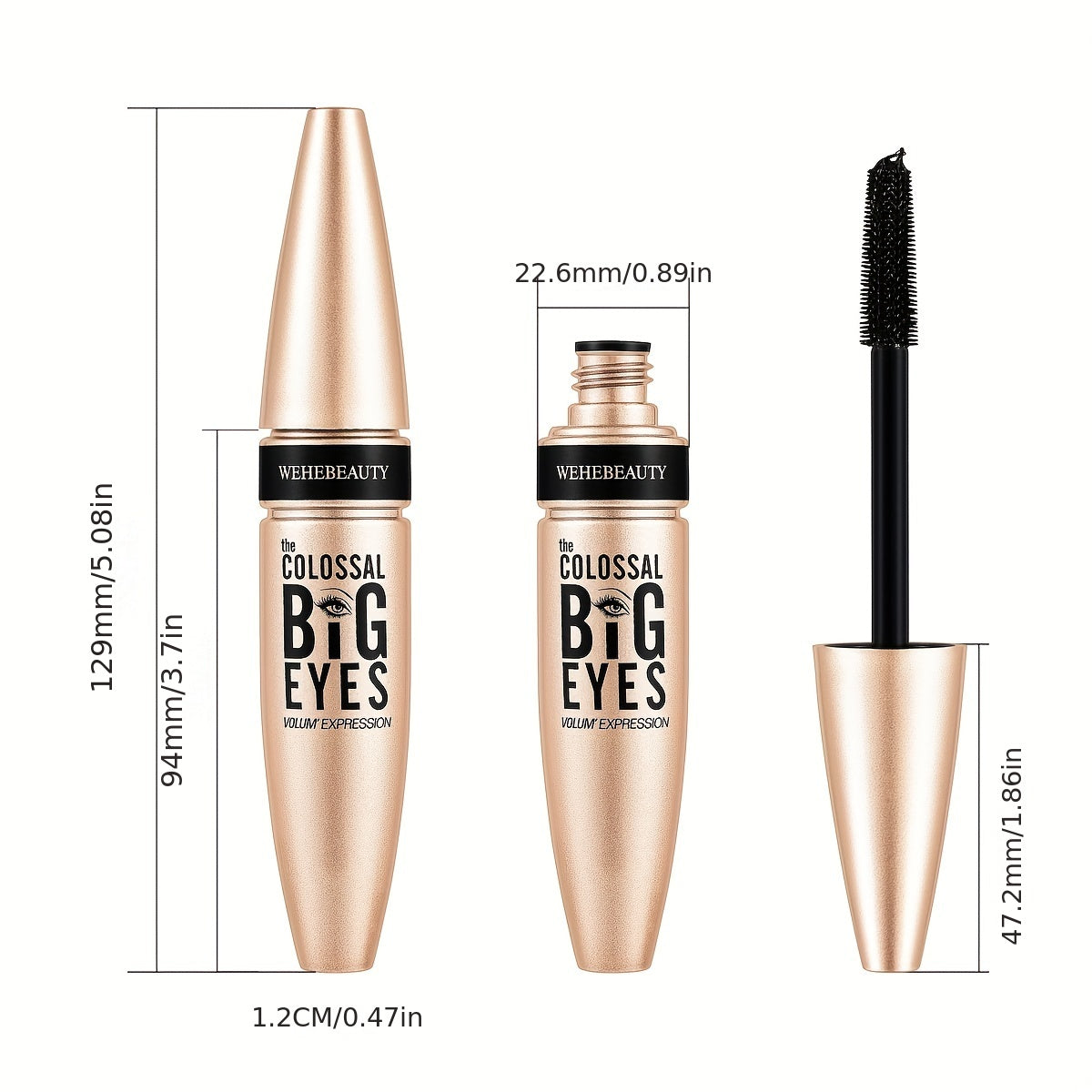 Waterproof Lengthening Mascara for Long Lasting Eyelashes
