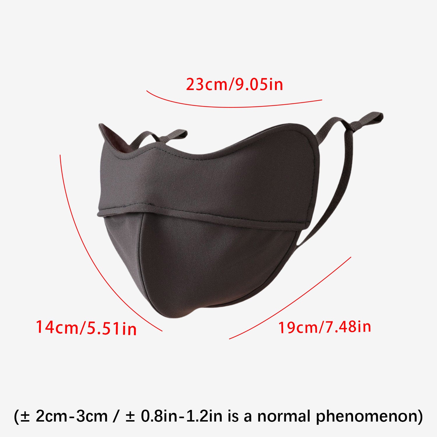 3D Warm Mask with 8236 Pattern Print for Cold Protection
