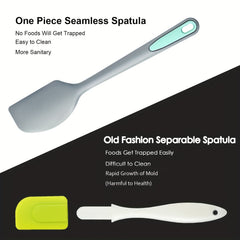 6pcs Silicone Spatula Set, Heat-Resistant Turner Spatulas, Nonstick Baking