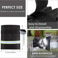 Winter Antifreeze Faucet Cover With Reflective Strip