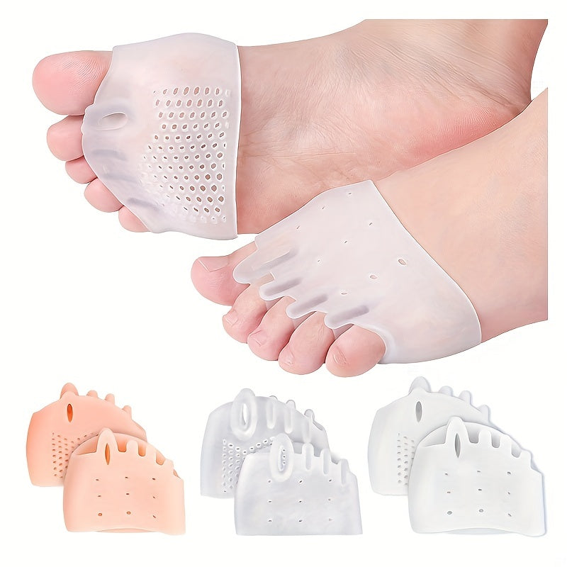 2PC Silicone Forefoot Pad for Toes Massage
