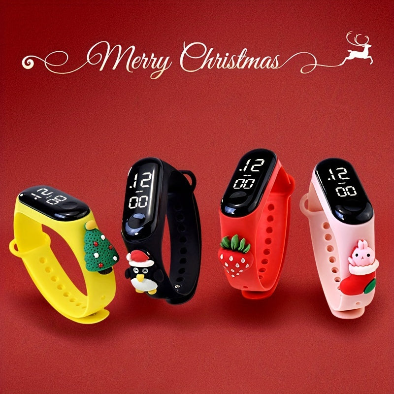 Christmas LED Waterproof Digital Outdoor Mini Watch