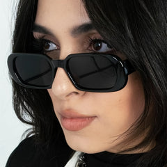 Retro Small Sunglasses Hip Hop Solid UV Protection