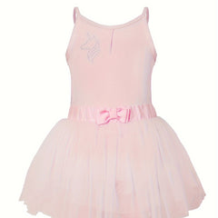 Girls Cotton Sleeveless Tutu Ballet Dress Dance Leotard