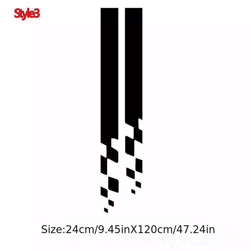 Hood Car Sticker Stripe Auto Modified Body Sticker