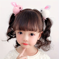 Plush Rabbit Hair Clip Duckbill Non Slip Hair Decoration