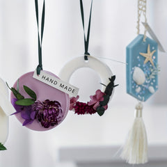Flower Aromatherapy Gypsum Diffuser Stone Hanging Sign Silicone Mold