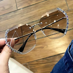 Women's Rimless Zicron Sunglasses