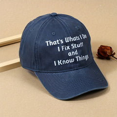 Man Horse Baseball Cap Printed Washed Distressed Cotton Sun Hats