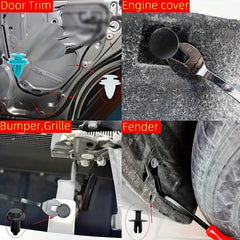 100pcs Car Fixing Clips Disassembly Tools Six Sizes Door Trim Bumper Push Rivet