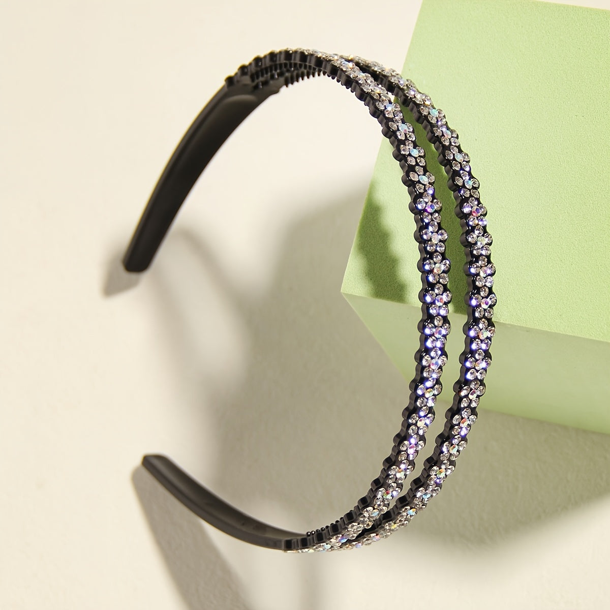 Rhinestone Headband Crystal Hairband Hair Hoops for Women Girls