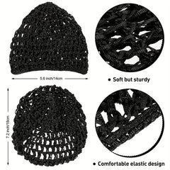 Women Meshy Snood Net Head Cover Hair Clip Nurse Attendants Hair Accessories
