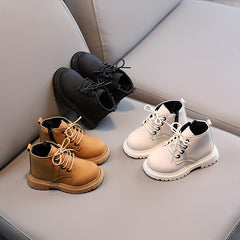 Vintage Lace Up Boots Zipper Lightweight Non Slip Boots Autumn Winter
