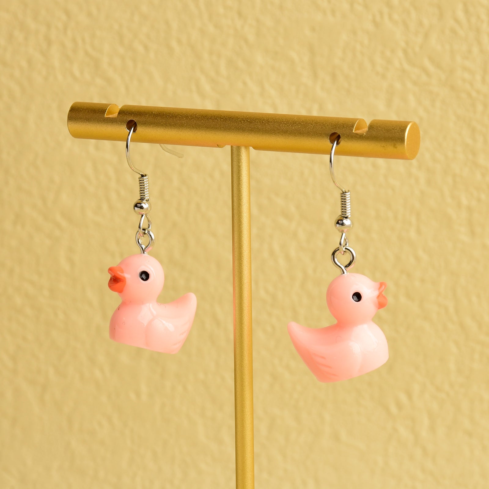 Duck Earrings Synthetic Resin Cute Animal Jewelry Dangle Earrings