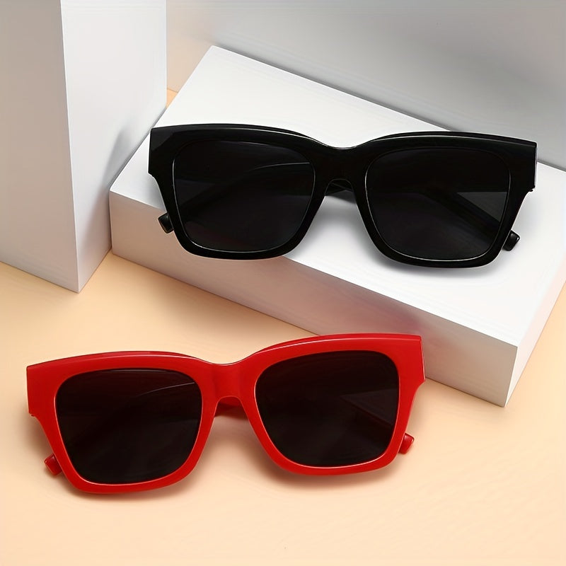 Men's Large Frame UV Protection Sunglasses Vintage Party Glasses