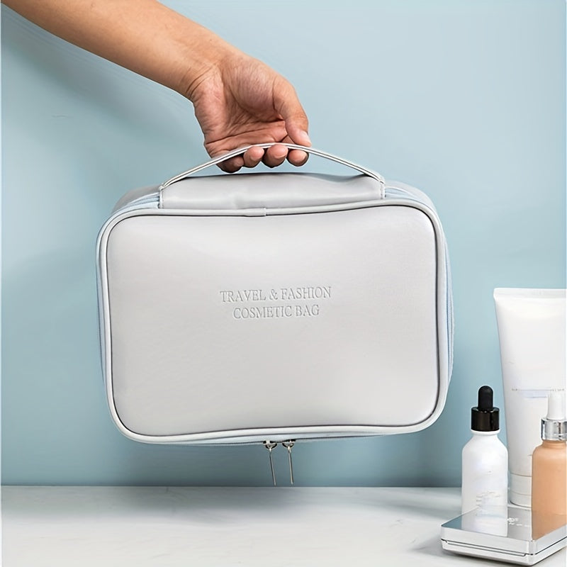 Minimalist Zipper Makeup Zipper Organizer Solid Cosmetic Bag