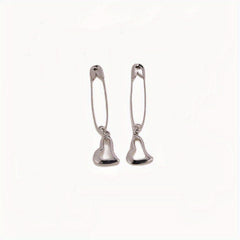 Gothic Style Hair Pin Snake Skull Shape Silvery Pin Halloween Hair Accessories