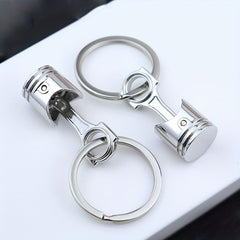 Engine Piston Keychain For Men Car Modified Metal Keychain Pendant Motorcycle