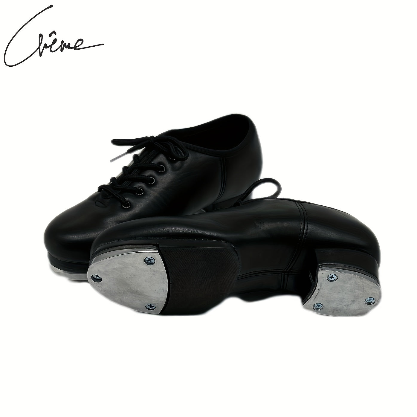 Unisex Soft Sole Lace up Jazz Tap Dance Shoes