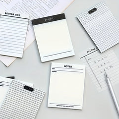Clear Sticky Notes Large Grid Pad Waterproof Easy To Post Writable Note