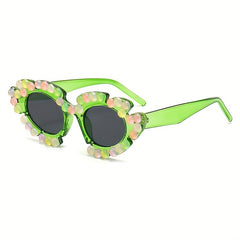 Kids' Funny Sunglasses Daisy Faux Pearl Sun Glasses