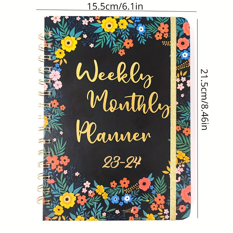 A5 Coil Notebook Weekly Planner English Book