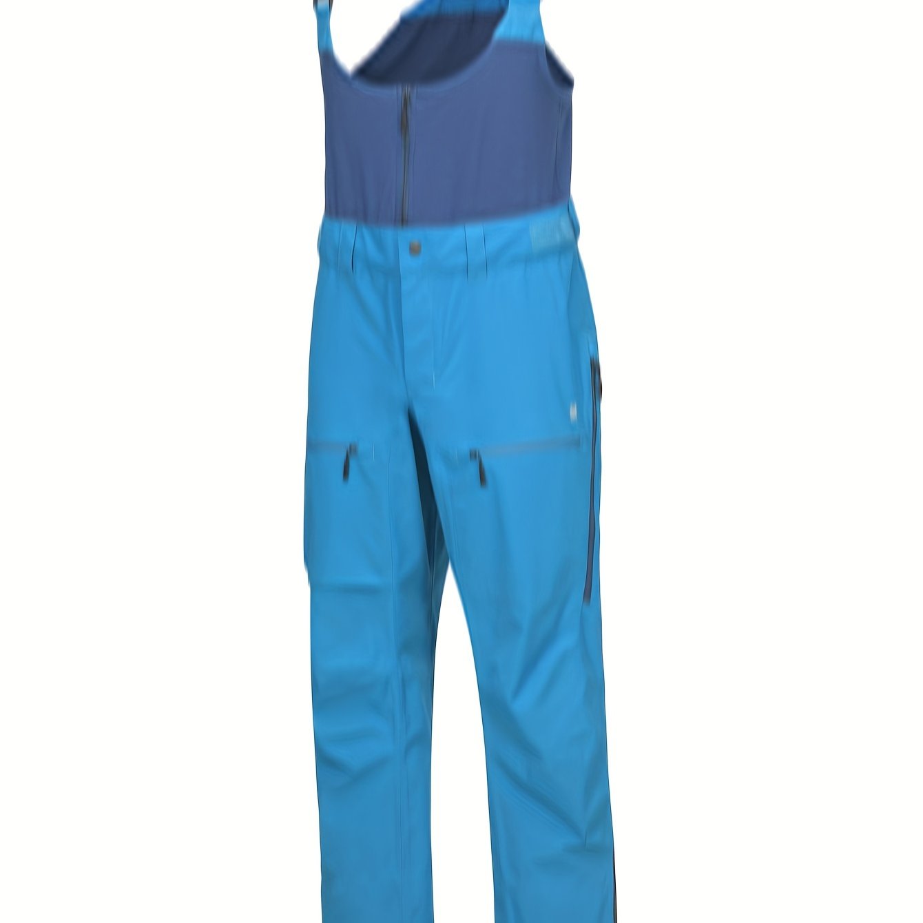 Men's Waterproof Snow Pants Windproof Overalls Pants With Suspenders