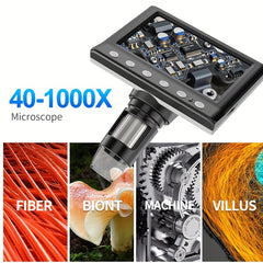 Digital Microscope 1000x Electronic Repair Magnifying Glass