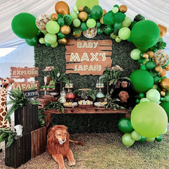 18" Dark Green Balloon Set for Christmas Party and Birthday Decor