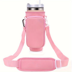 Water Bottle Carrier Bag With Pouch Strap For 40oz Tumbler