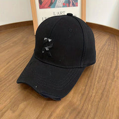 Men's R Embroidered Baseball Cap Sun Protection Sunshade Hat