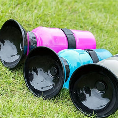 Portable Pet Water Bottle with Foldable Cup 0.5L Capacity