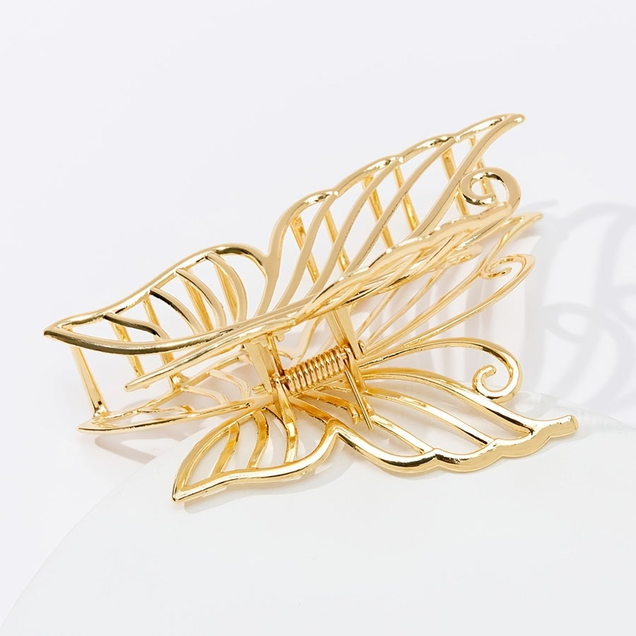 Hollow Butterfly Hair Clip Strong Hold for Thick Hair Accessories