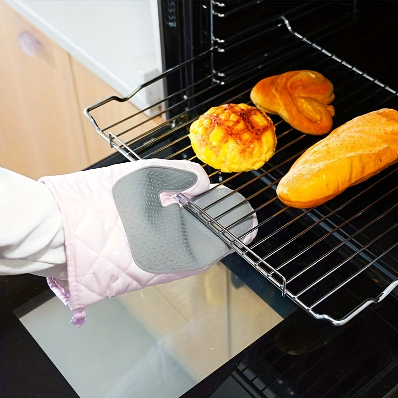 2pcs Heat Resistant Gloves & Sleeve Set