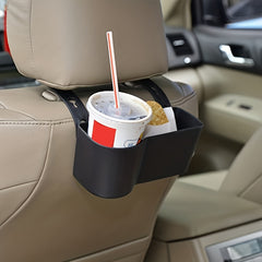 Car Headrest Seat Back Organizer Cup Holder Drink Pocket Food Tray