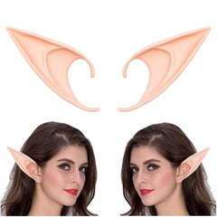 Fairy Pixie Elf Ears Soft Pointed Tips Costume Accessories for Party
