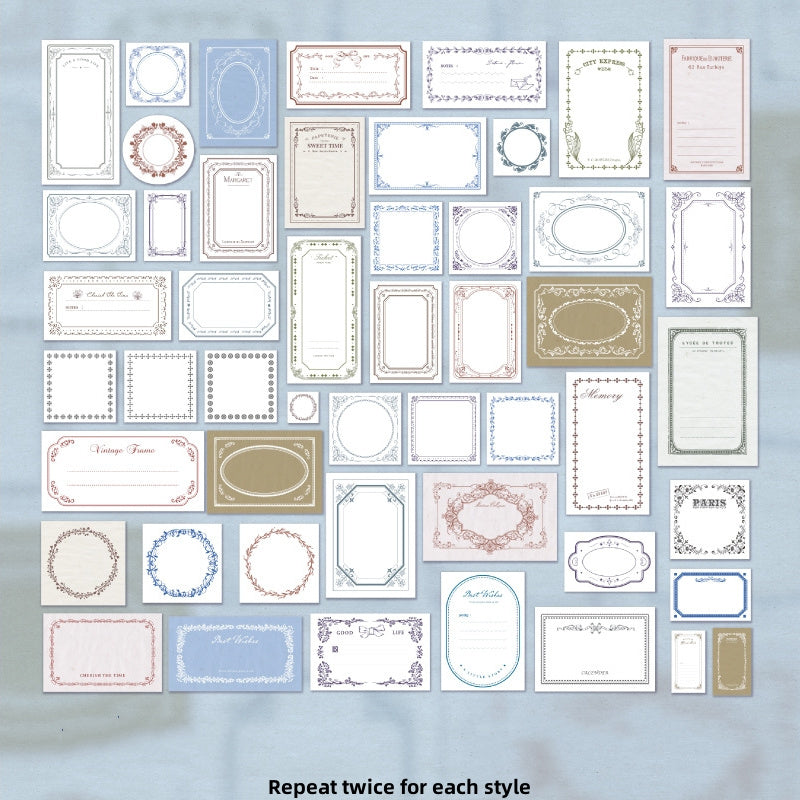 100pcs Corner Of The World Journal Collage Sticker Pack