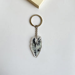 Leaf Plant Acrylic Keychain Bag Charm Accessories