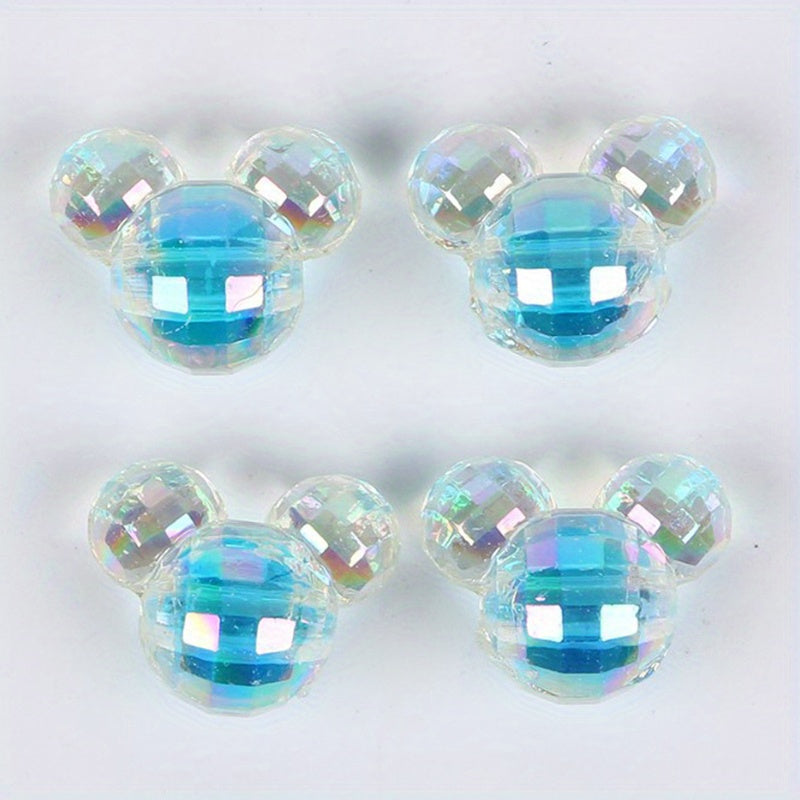 10pcs 16mm Faceted Acrylic Colored Beads DIY Necklace Bracelet Key Chain