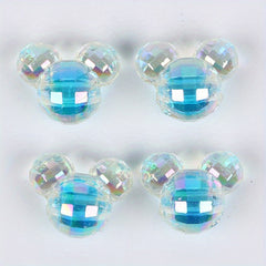 10pcs 16mm Faceted Acrylic Colored Beads DIY Necklace Bracelet Key Chain
