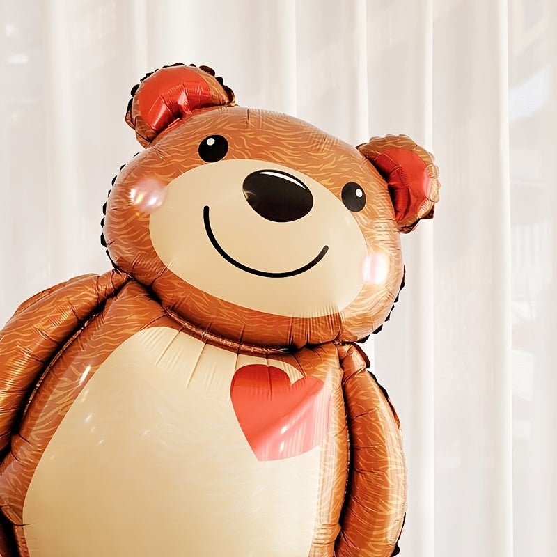 Hug Bear Foil Balloon Party Decoration Cartoon Balloon For Wedding Birthday